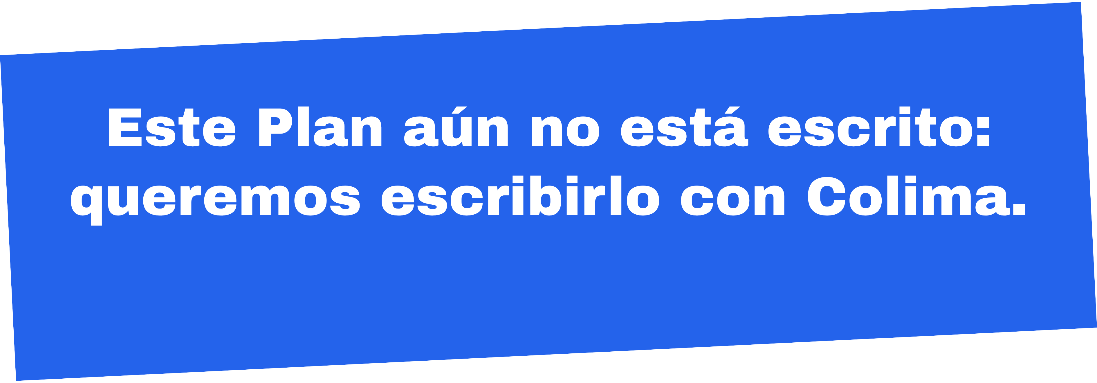 Información Plan Colima 2050